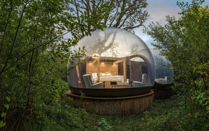 Glamping tent bell every